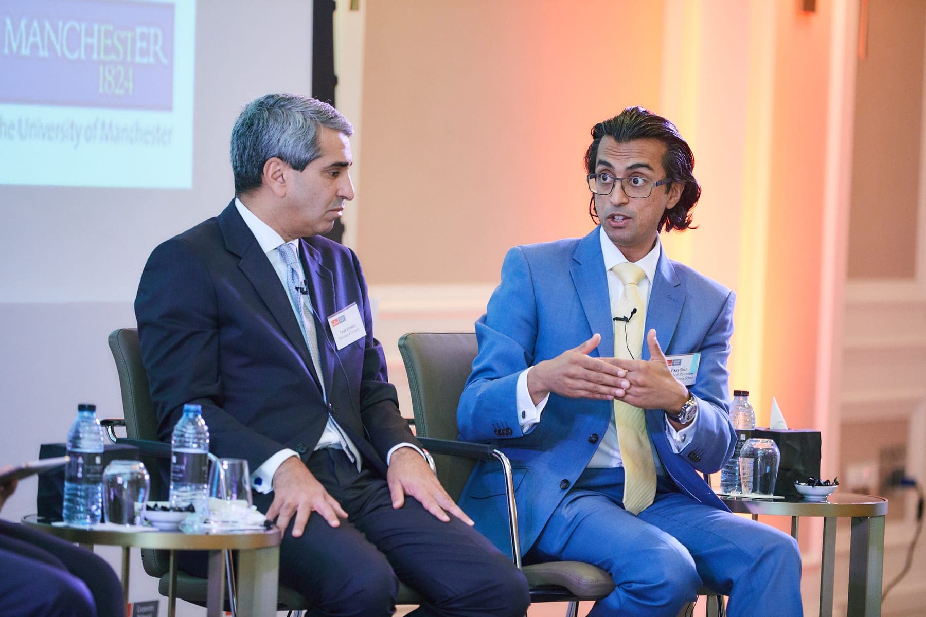 Vikas Shah speaking at The Economist conference