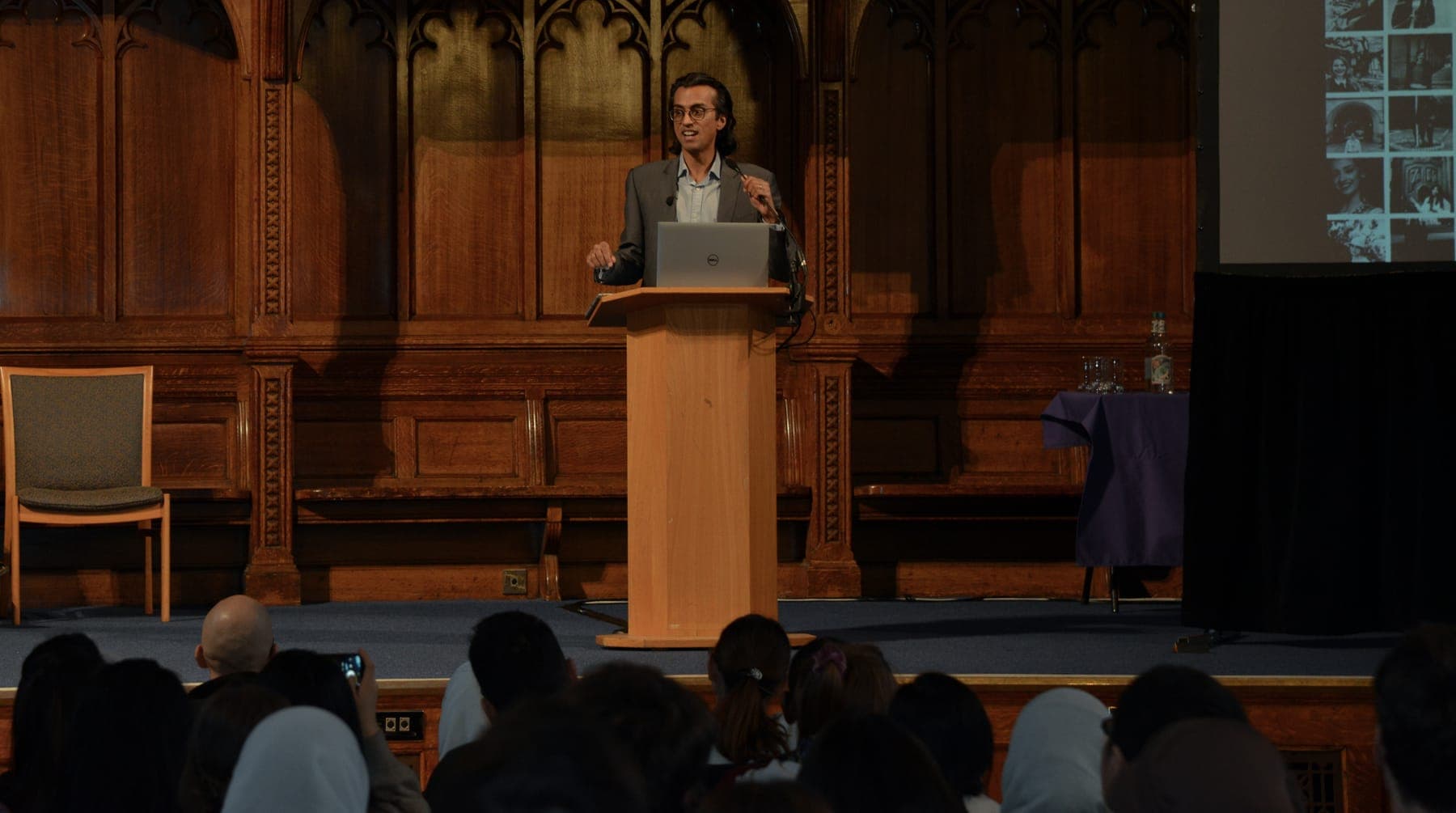 Vikas Shah lecturing