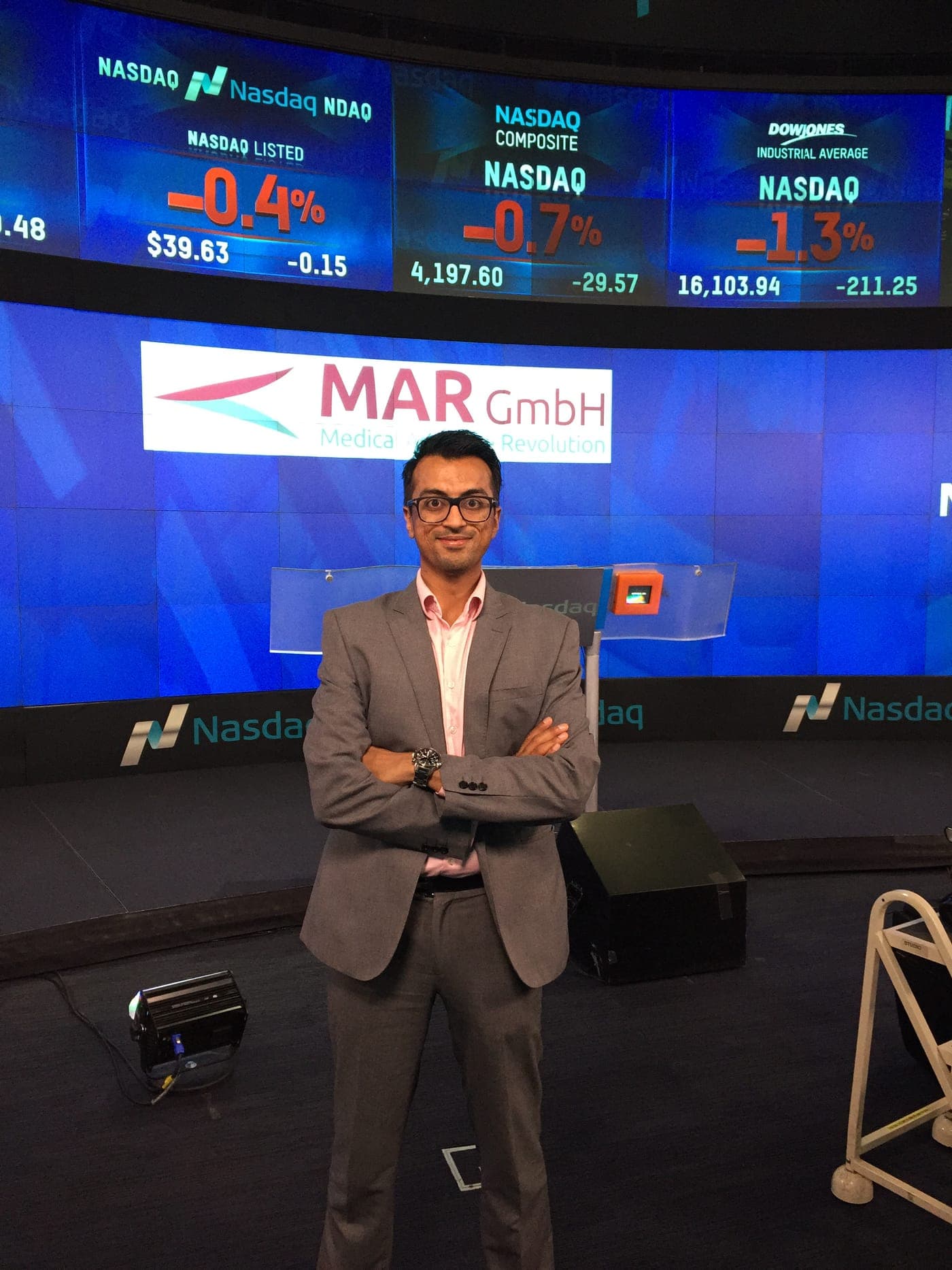 Vikas Shah at NASDAQ